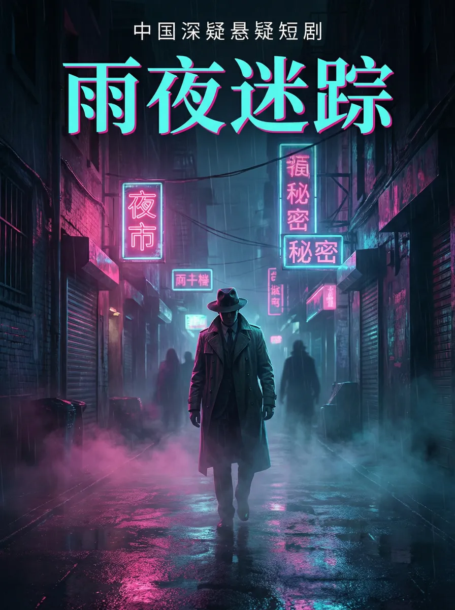naxx开门任务 悬疑追踪短剧 - 雨夜迷踪海报